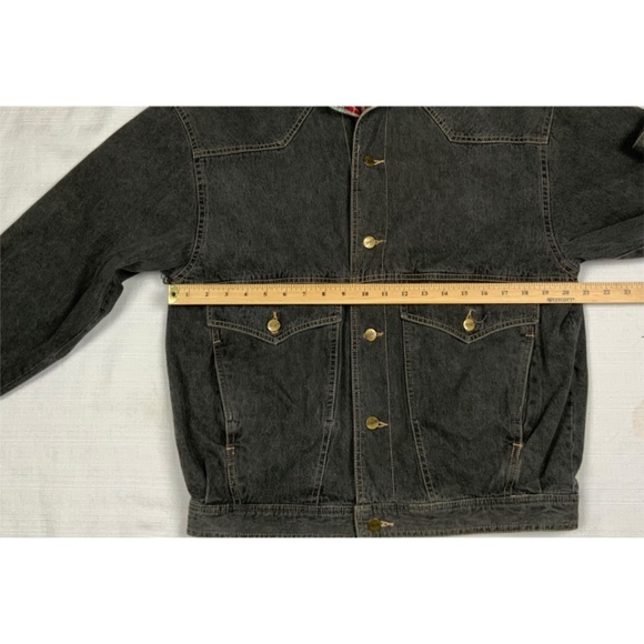 VINTAGE 80’S UNISEX ESPRIT OVERSIZED DEMIN JACKET SIZE MEDIUM - Picture 6 of 8